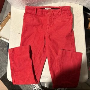 Women’s Red Anthropologie Jeans Size 2